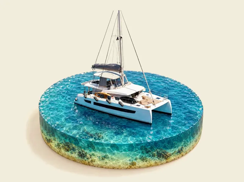 A 3D model of The Big Orange Boat