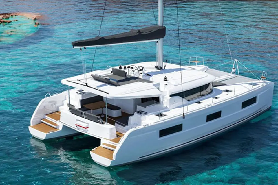 Alice, Lagoon 46 catamaran for charter in Athens, real photo