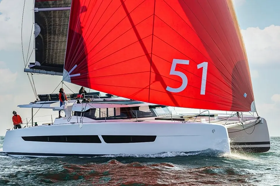 Althea, Fountaine Pajot Aura 51 catamaran for charter in Athens, photo 2