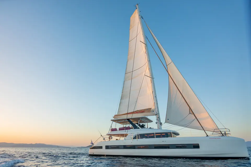 Daiquiri, Lagoon 65 catamaran for charter in Athens, real photo