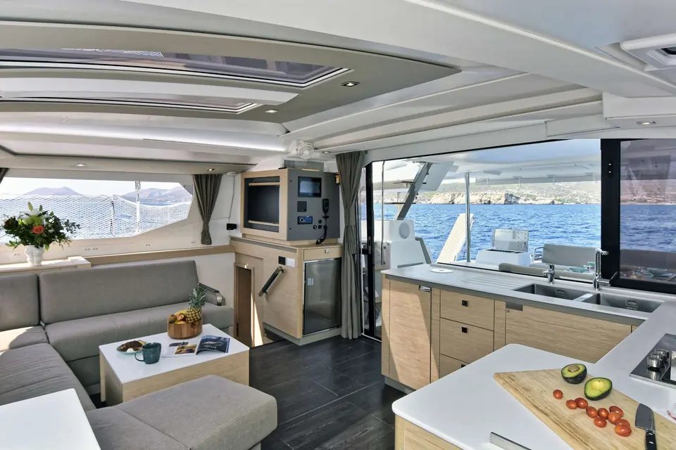 Helidoni, Fountaine Pajot Tanna 47 catamaran for charter in Kefalonia, photo 4