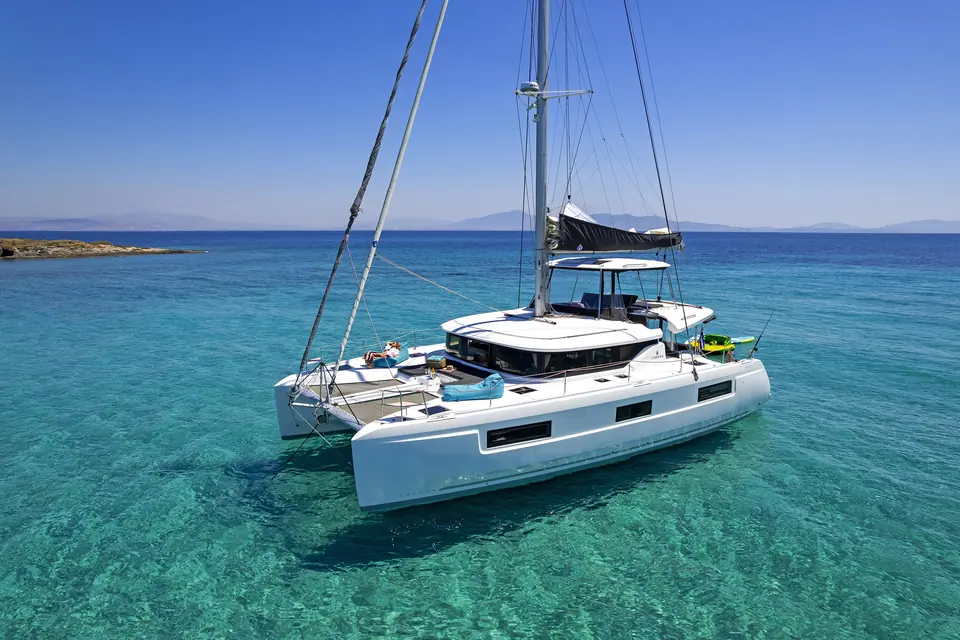 My Star, Lagoon 46 catamaran for charter in Kos, real photo