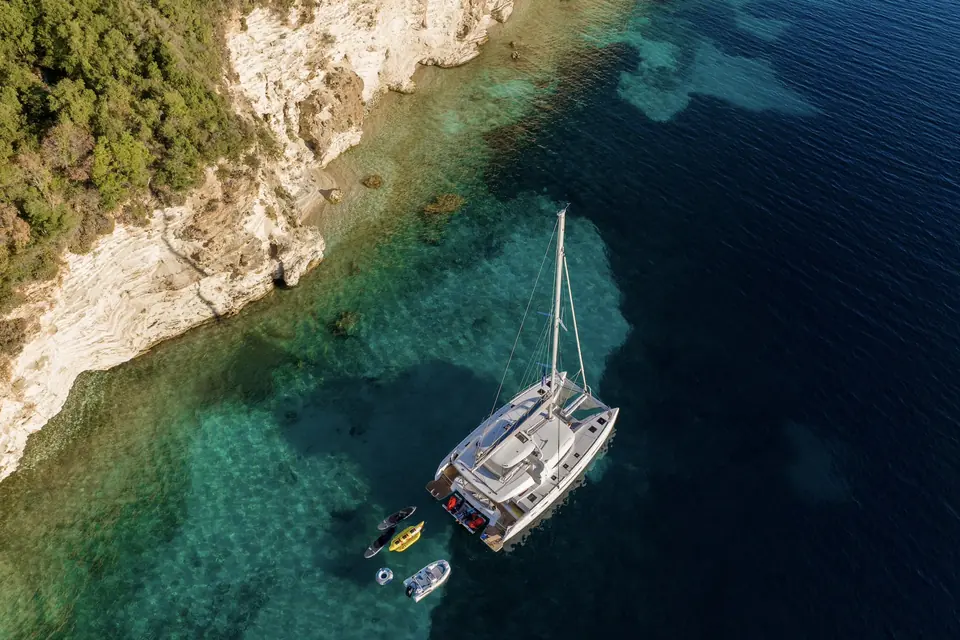 North Star, Lagoon 51 catamaran for charter in Lefkada, real photo
