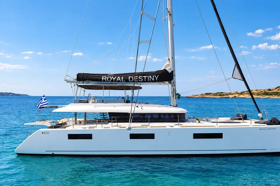 Royal Destiny, Lagoon 620 catamaran for charter in Athens, real photo